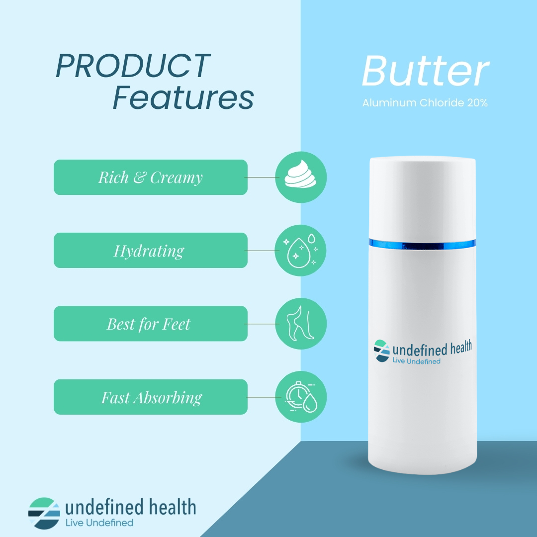 Butter - Aluminum Chloride 20% Antiperspirant