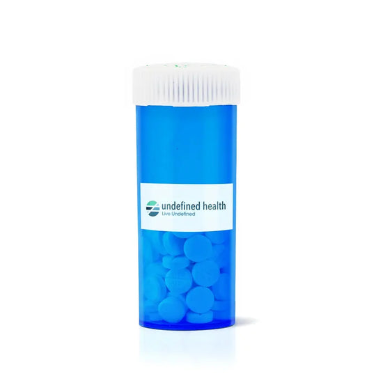 Bottle of Glycopyrrolate Tablets for hyperhidrosis treatment by Undefined Health